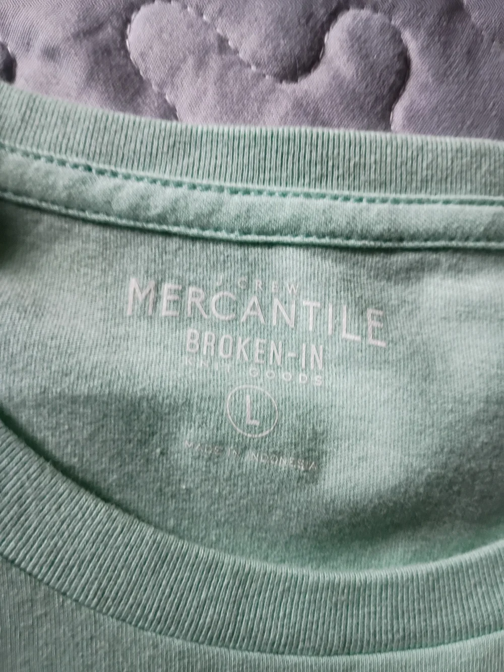 Essential J Crew Crew Neck T-Shirt - Mint Green.  New With Tags